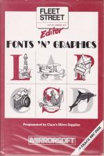 Fleet Street Editor Fonts 'N Graphics Front Cover