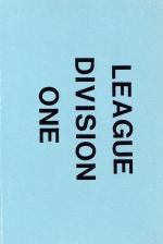 League Division One Front Cover