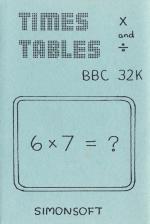 Times Tables Front Cover