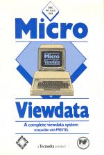 Micro Viewdata Front Cover