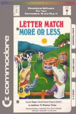 Letter Match/More Or Less Front Cover