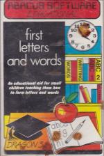 First Letters And Words Front Cover