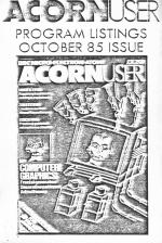 Acorn User #039 (10.1985) Front Cover