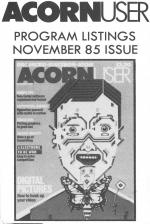 Acorn User #040 (11.1985) Front Cover