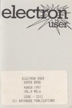 Electron User 4.06 Front Cover