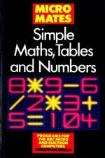 Micro Mates 1: Simple Maths, Tables And Numbers Front Cover