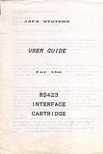 RS423 Cartridge Front Cover