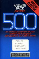 Factfile 500: Junior General Knowledge Front Cover