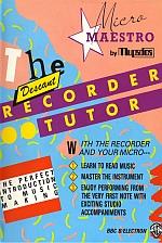 The Descant Recorder Tutor Front Cover