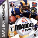 Madden NFL 2003 Front Cover