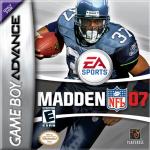 Madden NFL 07 Front Cover