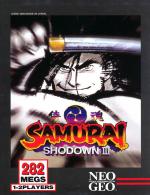 Samurai Shodown III Front Cover