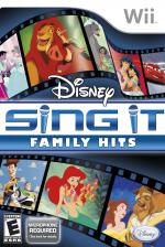 Disney Sing It: Family Hits Front Cover