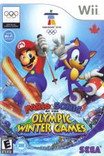 Mario & Sonic at the Olympic Winter Games Front Cover