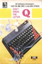 Don't Press The Letter Q Front Cover