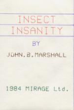 Insect Insanity Front Cover