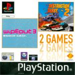 2 Games: Wip3out Special Edition/Destruction Derby 2 Front Cover