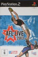 AFL Live 2003 Front Cover