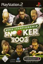 World Championship Snooker 2003 Front Cover