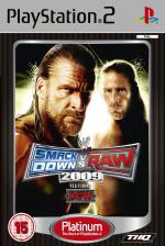 WWE Smack Down Vs. Raw 2009: Platinum Edition (UK Version) Front Cover