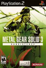 Metal Gear Solid 3: Subsistence Front Cover