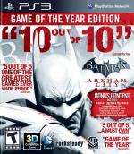 Batman: Arkham City (Game Of The Year Edition) Front Cover