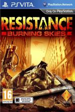 Resistance: Burning Skies Front Cover