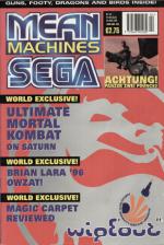 Mean Machines Sega #42 Front Cover