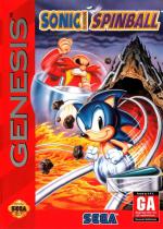 Sonic Spinball Front Cover