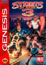 Streets Of Rage 3 Front Cover