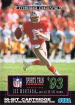 NFL Sports Talk Football '93 Starring Joe Montana Front Cover