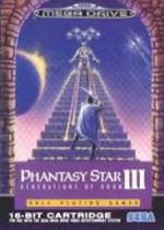 Phantasy Star III: Generations of Doom Front Cover