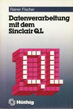 Datenverarbeitung mit dem Sinclair QL Front Cover