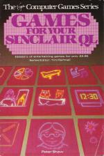 Games For Your Sinclair QL Front Cover