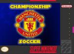 Manchester United Championship Soccer Front Cover