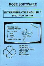 Intermediate English 1 Front Cover