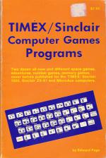 Timex/Sinclair Computer Games Programs Front Cover