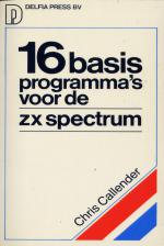 16 Basisprogrammas Voor De ZX Spectrum Front Cover