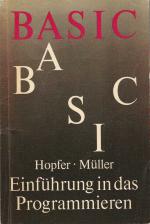 Basic Einfuhrung In Das Programmieren Front Cover