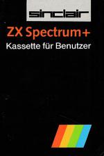 ZX Spectrum+ Kassette Fur Benutzer Front Cover