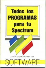 Todos los Programas para Tu Spectrum Front Cover