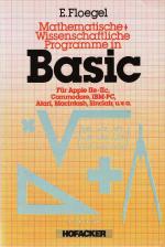 Mathematische + Wissenschaftliche Programme In Basic Front Cover