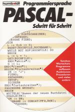 Programmiersprache PASCAL: Schritt fur Schritt Front Cover