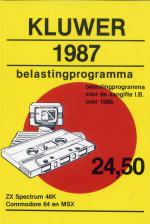 Belastingprogramma 1987 Front Cover