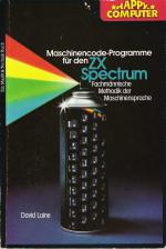 Maschinencode Programme Für Den ZX Spectrum Front Cover