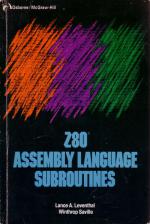 Z80 Assembly Language Subroutines Front Cover