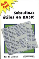 Subrutinas Utiles En Basic Front Cover