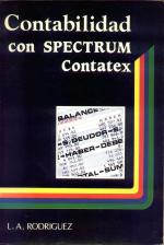 Contabilidad con Spectrum: Contatex Front Cover