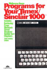 Programs for Your Timex/Sinclair 1000 Front Cover