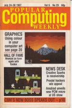 Popular Computing Weekly #255 Front Cover